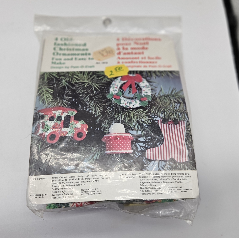 Vintage christmas craft kit